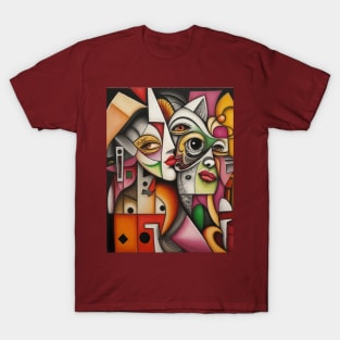 Cubism in the style of Picasso T-Shirt